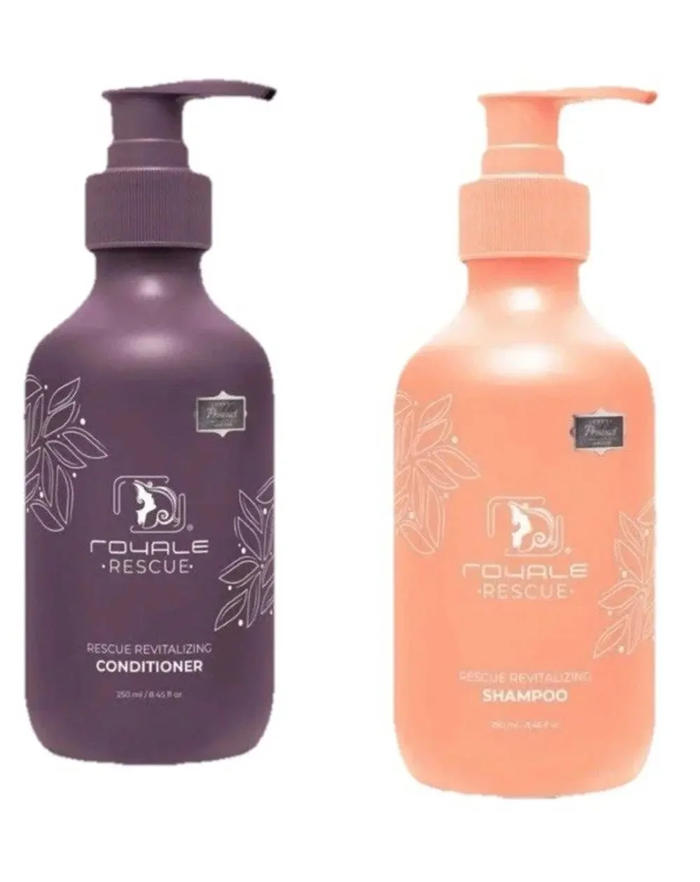 Royale Hair RESCUE Revitalizing Shampoo & Conditioner $150 MSRP Sealed Set Of 2